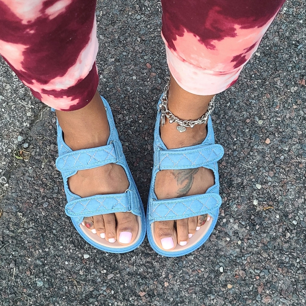 Denim Velcro Strap